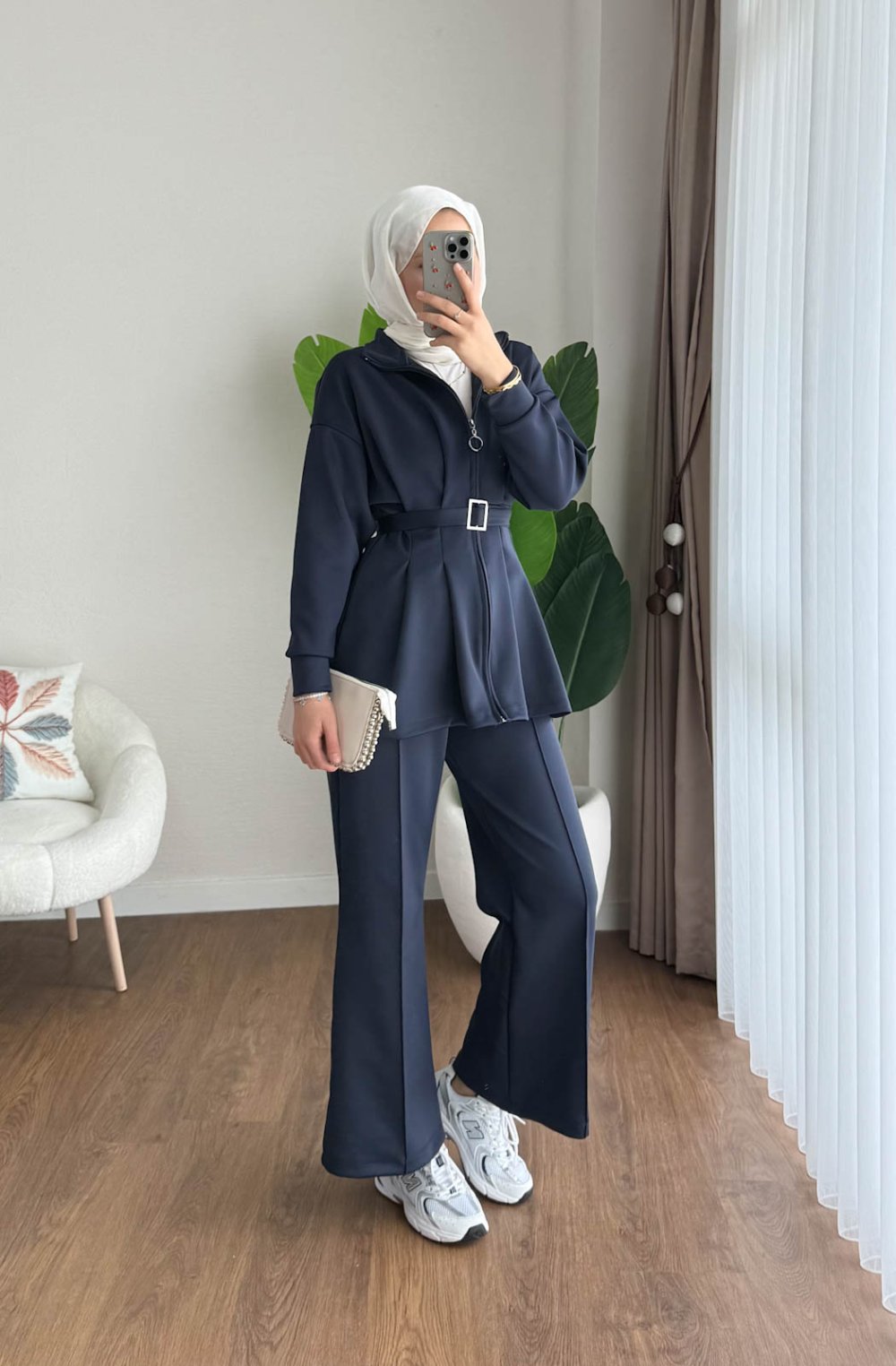 Alina İkili Takım Lacivert