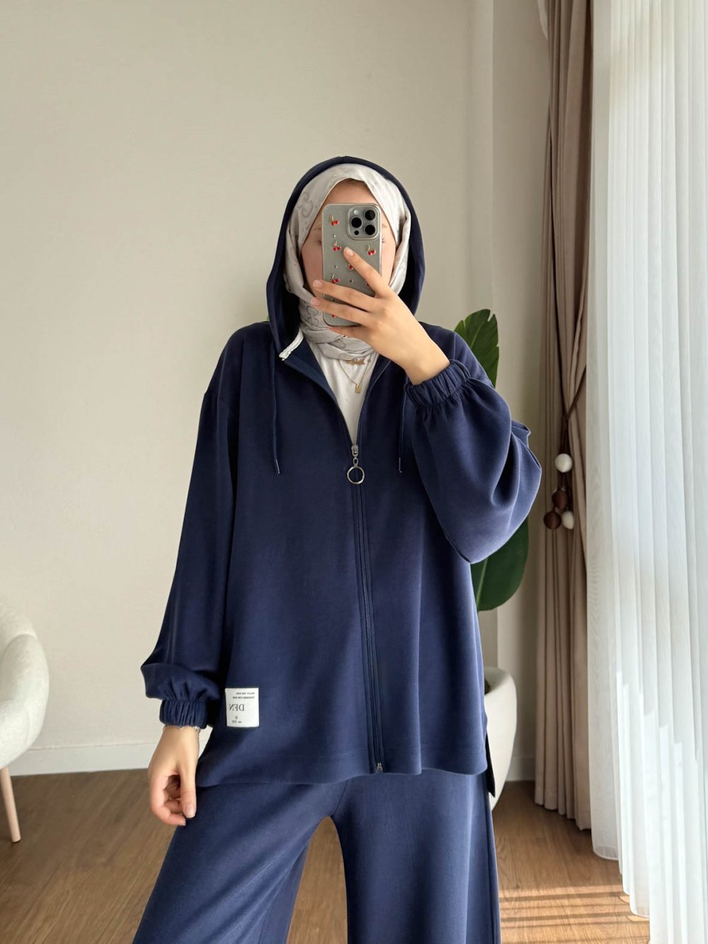 Almila İkili Takım Lacivert