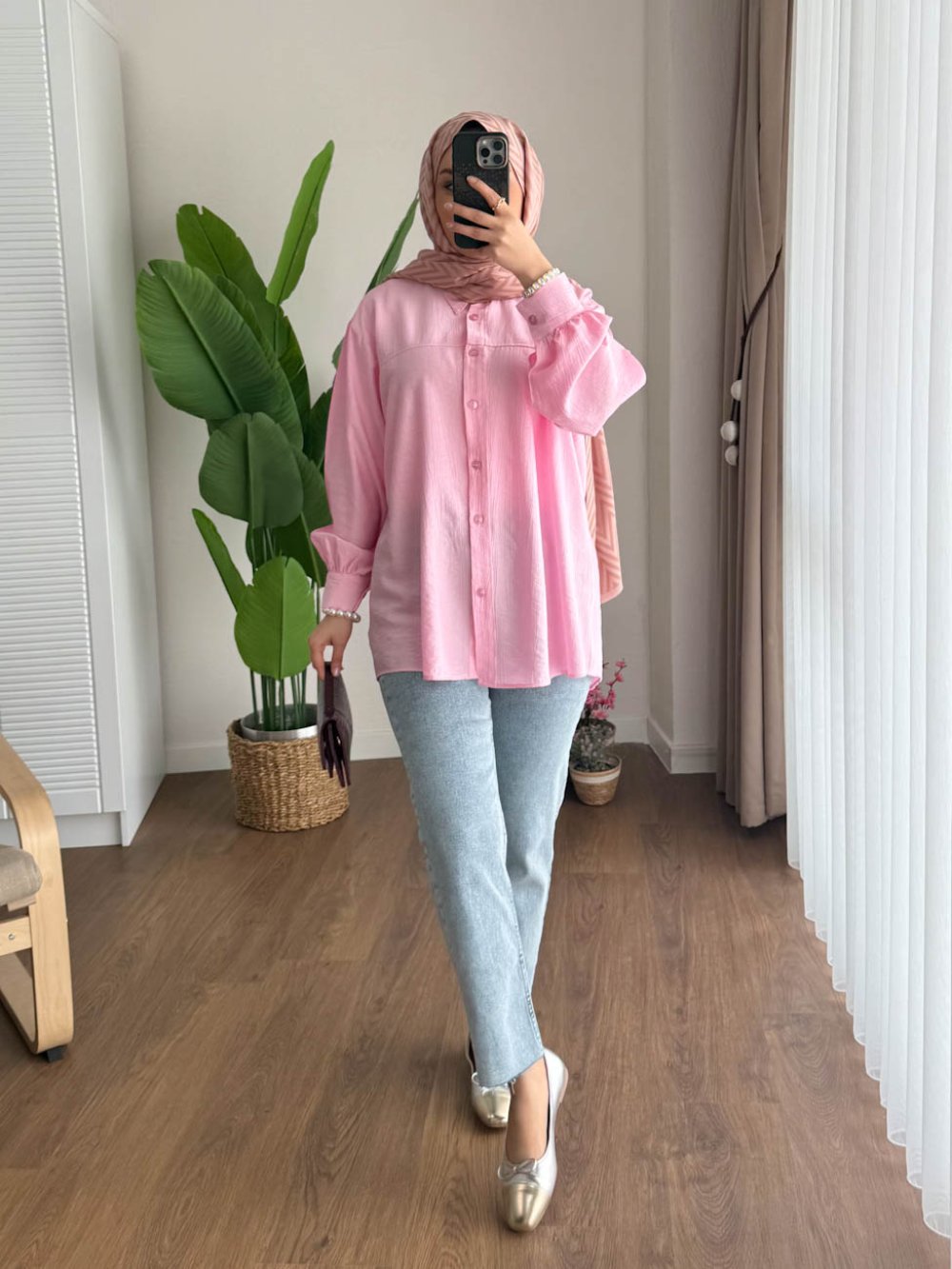 Çilek Gömlek Pembe