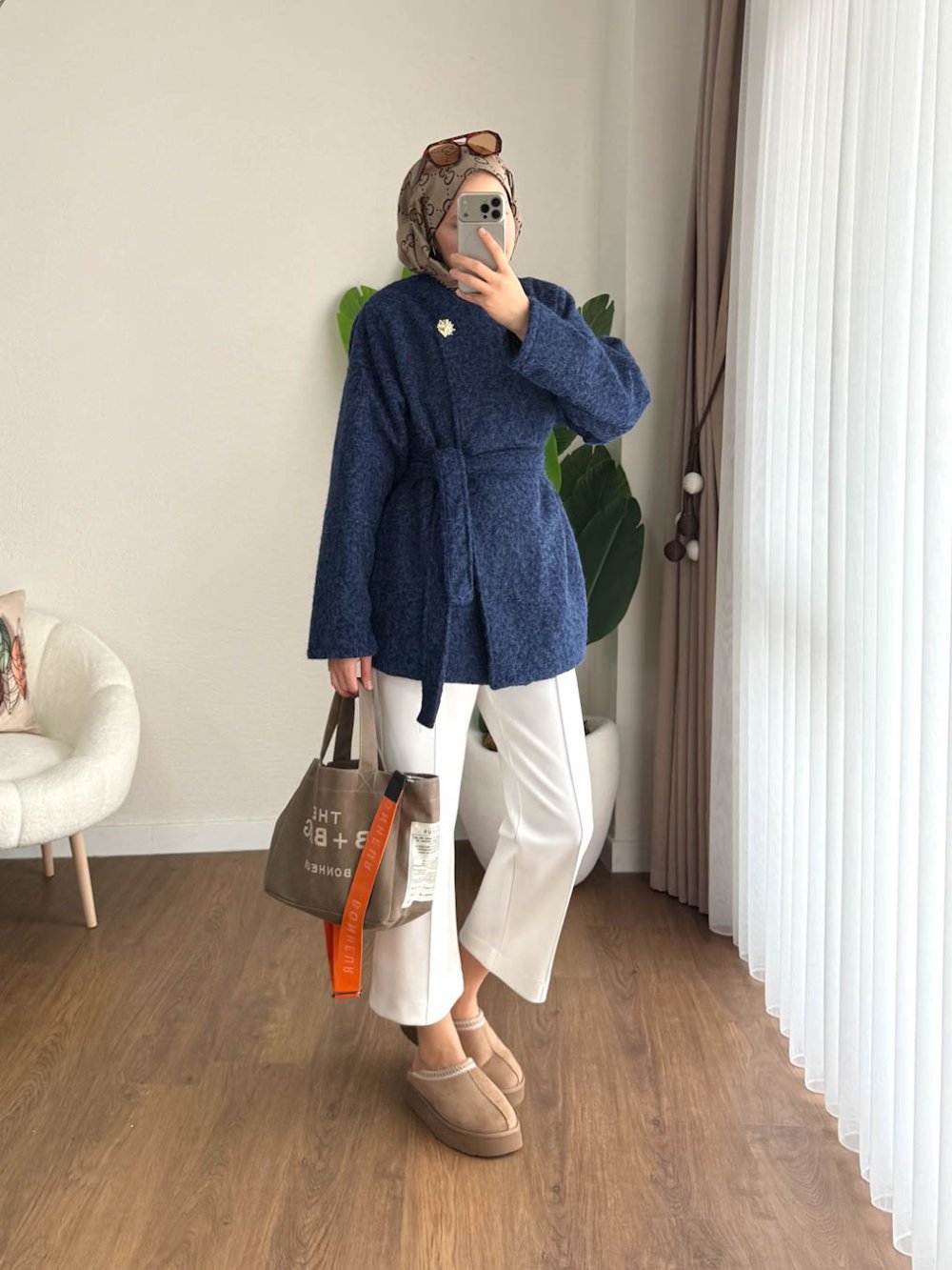 Lenora Ceket Lacivert