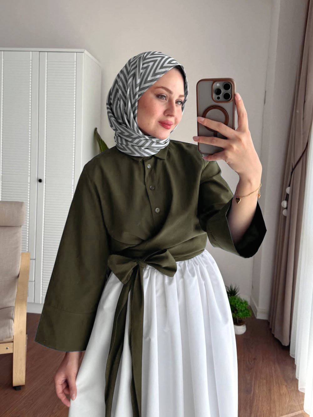 Vera Tasarım Gömlek Haki