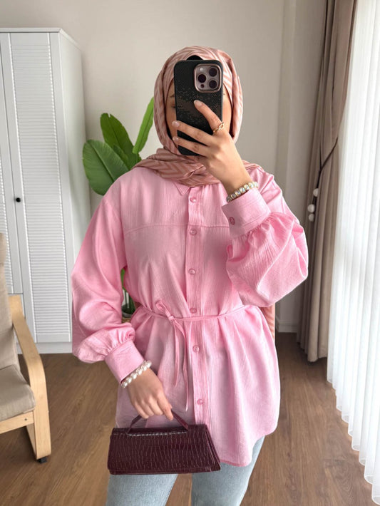 Çilek Gömlek Pembe