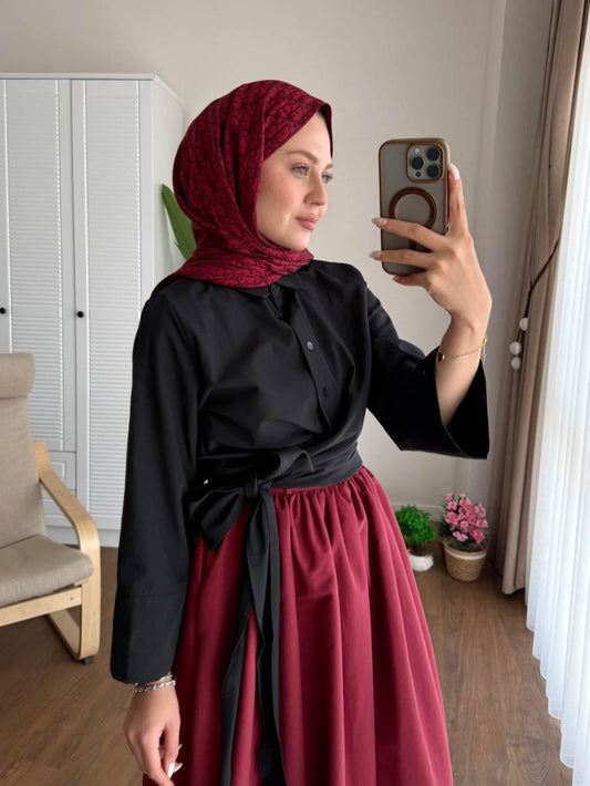 Vera Tasarım Gömlek  Siyah